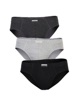 Van Heusen Innerwear - Men Pack of 3 Antibacterial & Colour Fresh Briefs - Multicolour