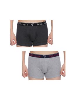 Van Heusen Innerwear - Men Pack of 2 Antibacterial & Colour Fresh Trunks - Multicolour