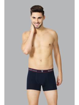 Van Heusen Innerwear - Men Colour Fresh & Open Fly Trunks - Navy