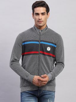 Monte Carlo - Men's Black High Neck Full Sleeves Jacket