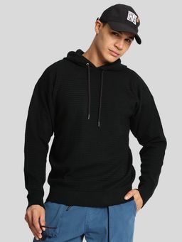 Bene Kleed - Men Hooded Black Sweater