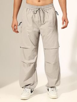 SHOWOFF - Men Grey Relaxed Fit Pant