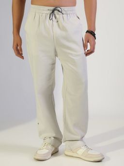 SHOWOFF - Men White Mid Rise Regular Fit Pant