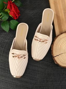 CLOG LONDON - Off White Comfortable Mules