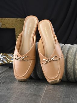 CLOG LONDON - Tan Comfortable Mules
