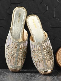CLOG LONDON - Gold Comfortable Mules
