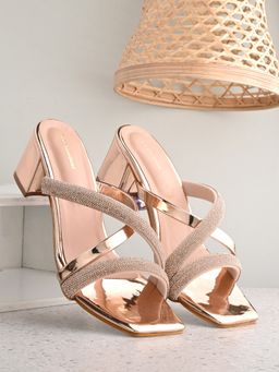 CLOG LONDON - Copper Comfortable Heel Sandals