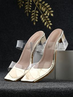 CLOG LONDON - Silver Comfortable Heel Sandals