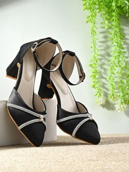 CLOG LONDON - Black Comfortable Sandal Heels