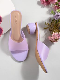 CLOG LONDON - Purple Comfortable Heel Sandals