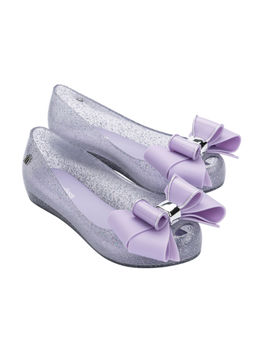 Melissa - Ultra Girl Sweet Ix INF Clear Glitter Lilac Ballerinas