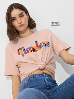 The Souled Store - Store Originals Timeless Women Relaxed Fit T-Shirt
