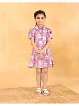 Fabindia - Purple Cotton Dress