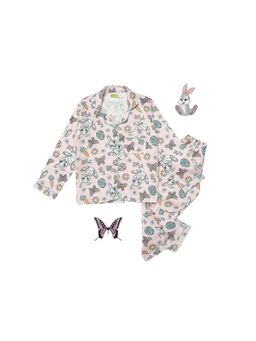 Pyjama Party - Peter Rabbit Kids Pure Cotton Pyjama Set with Notched Collar