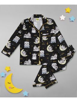 Pyjama Party - Sweet Dreams Kids Cotton Rayon Pyjama Set with Notched Collar