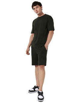 CAHOOT - Mens Black Graphic Two-faced Co-ord Set (Set of 2)