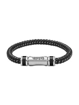 McLAREN - Drift Black Leather Bracelet for Men - MRAGB2200514
