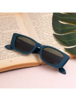 TED SMITH - Unisex Green Premium Italian Acetate Sunglasses With Polarized Lenses.