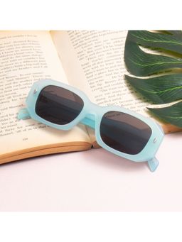 TED SMITH - Unisex Black Premium Italian Acetate Sunglasses With Polarized Lenses.