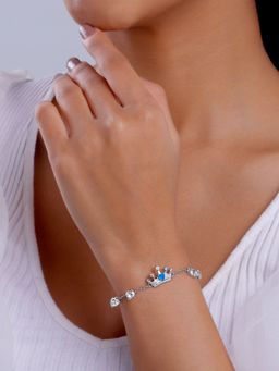 GIVA - 925 Blue Glow Within Bracelet
