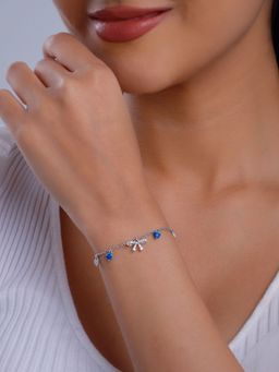 GIVA - 925 Blue Ethereal Flow Bracelet