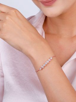 GIVA - 925 White Bubble Bracelet