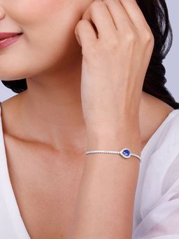 GIVA - 925 Bliss Of Blue Tennis Bracelet