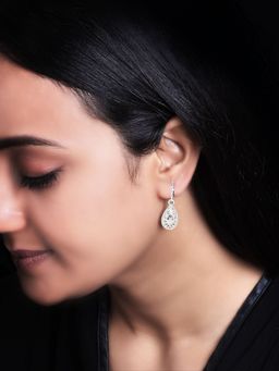 GIVA - 925 Silver Filigree Earrings