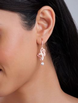 GIVA - 925 White Shining Butterfly Earrings