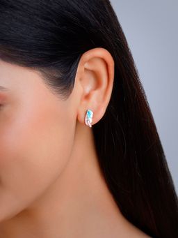 GIVA - 925 Multi-Color Wing Flap Earrings