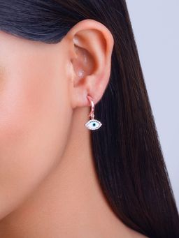 GIVA - 925 Multi-Color Evil Eye Earrings