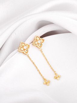 GIVA - 925 White Artsy Floral Earrings