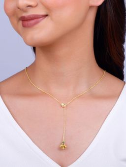 GIVA - 925 Multi-Color Bell Mallow Lariat Necklace