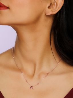 GIVA - 925 Red Crimson Heart Necklace