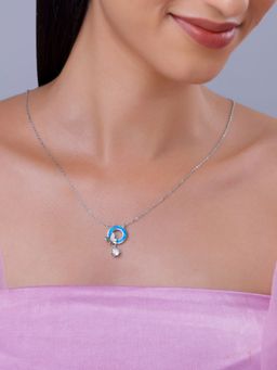 GIVA - 925 Blue Be You Necklace
