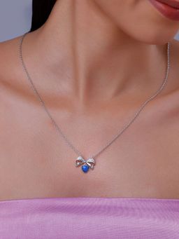 GIVA - 925 Blue Wanderlust Spirit Necklace