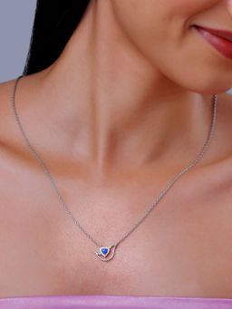 GIVA - 925 Blue Azure Reverie Necklace