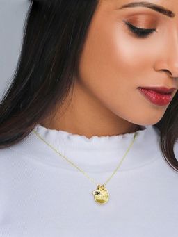 GIVA - 925 Green Stare Of Evil Eye Necklace