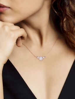 GIVA - 925 White Floral Necklace