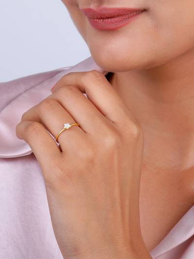 925 White Star Constellation Ring