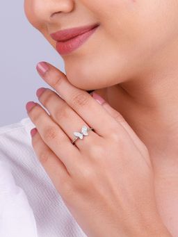GIVA - 925 Silver Dione Butterfly Ring