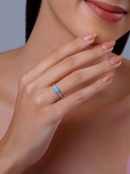 GIVA - 925 Blue My Girl Ring