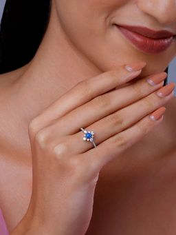 GIVA - 925 Blue You Go Girl Ring