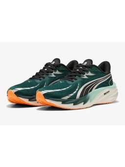 Puma - Velocity NITRO 4 Green Terrain-Heat Fire Running Shoes