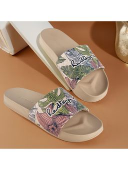 Red Tape - Women's EVA Comfort Beige Sliders