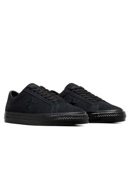 Converse - Unisex Black One Star Pro Classic Suede Low top Sneakers - Black