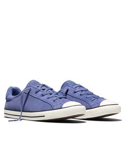 Converse - Women Chuck Taylor All Star Dainty Lucky Tonal Suede Low top Sneakers - Blue