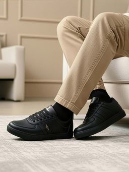 Carlton London - Men Black Sneakers