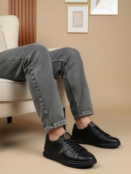 Carlton London - Men Black Sneakers