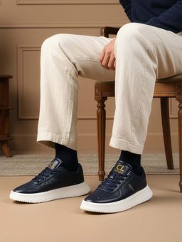 Carlton London - Men Navy Blue Sneakers